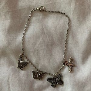 butterfly charm bracelet